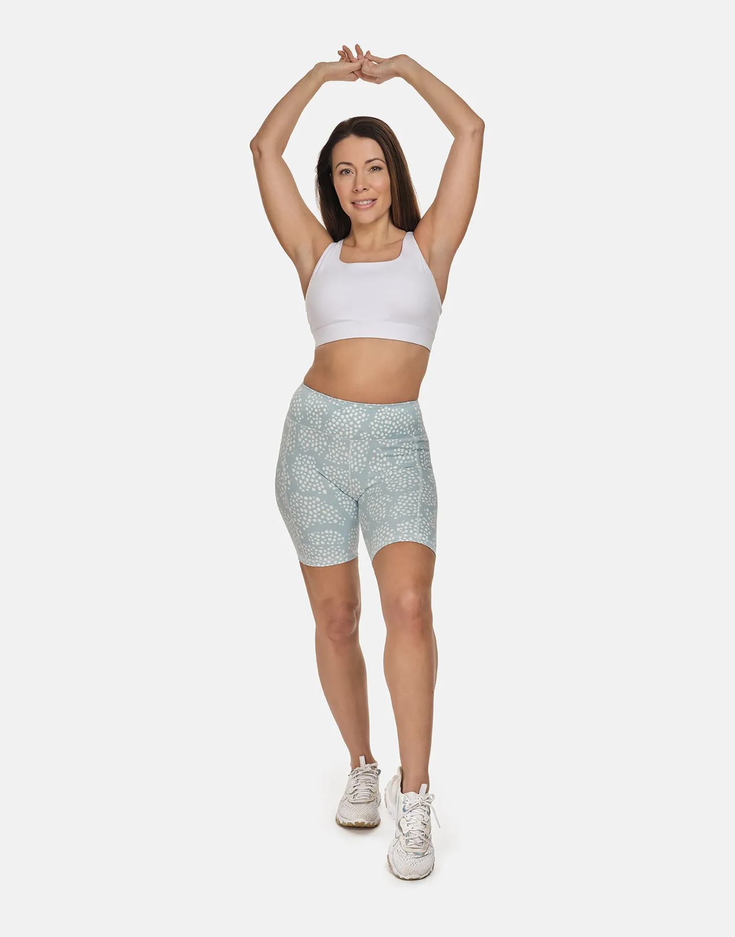Blue Dotty Cycling Shorts
