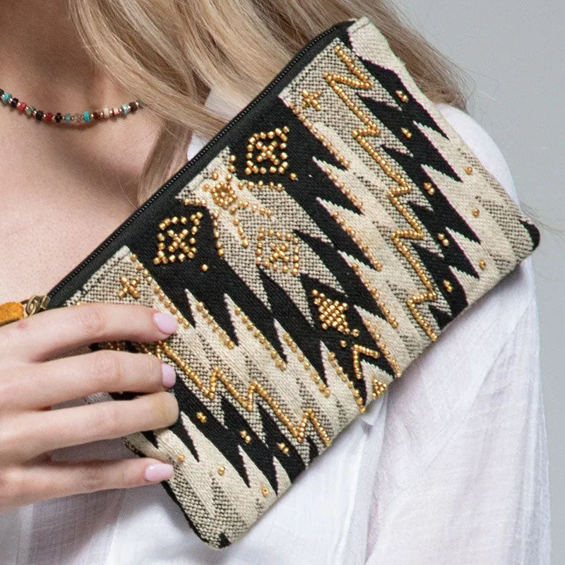 Orla Handmade Beaded Wristlet