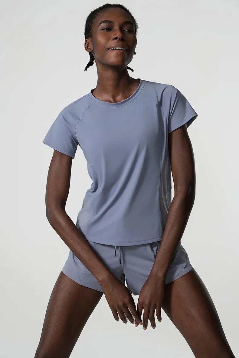 Summer Two Piece Set Quick Dry Loose Clothes